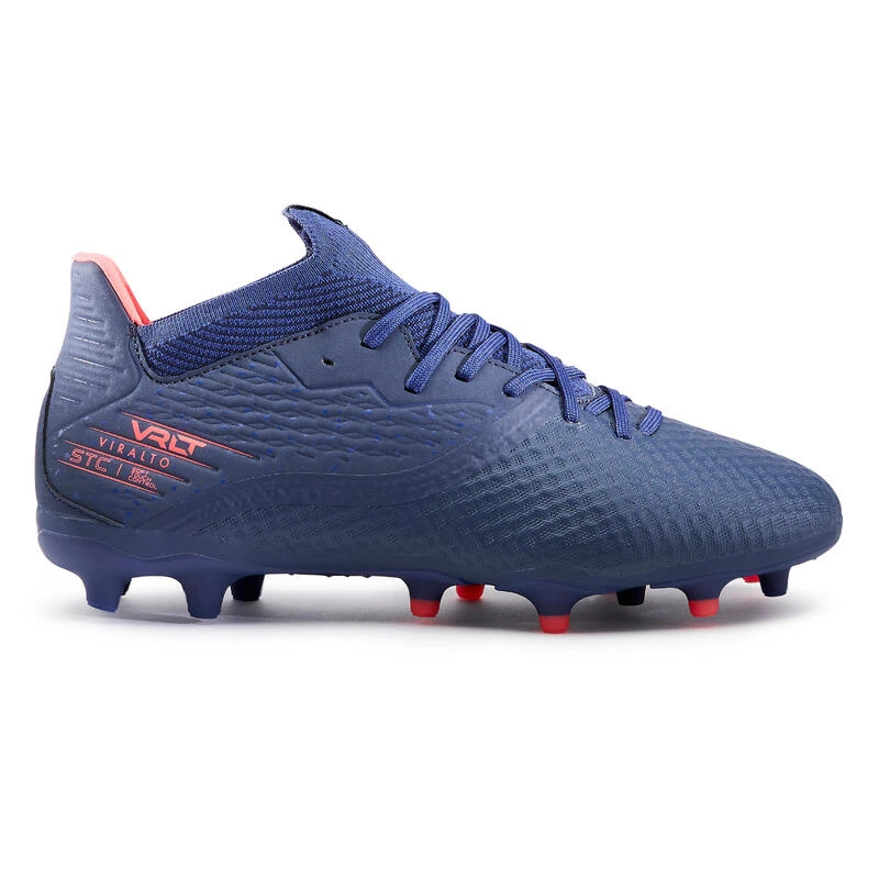 Kipsta Voetbalschoenen Viralto III 3D Air Mesh FG Blauw/marineblauw 4 Kipsta Voetbalschoenen Viralto III 3D Air Mesh FG Blauw/marineblauw - Afbeelding 2