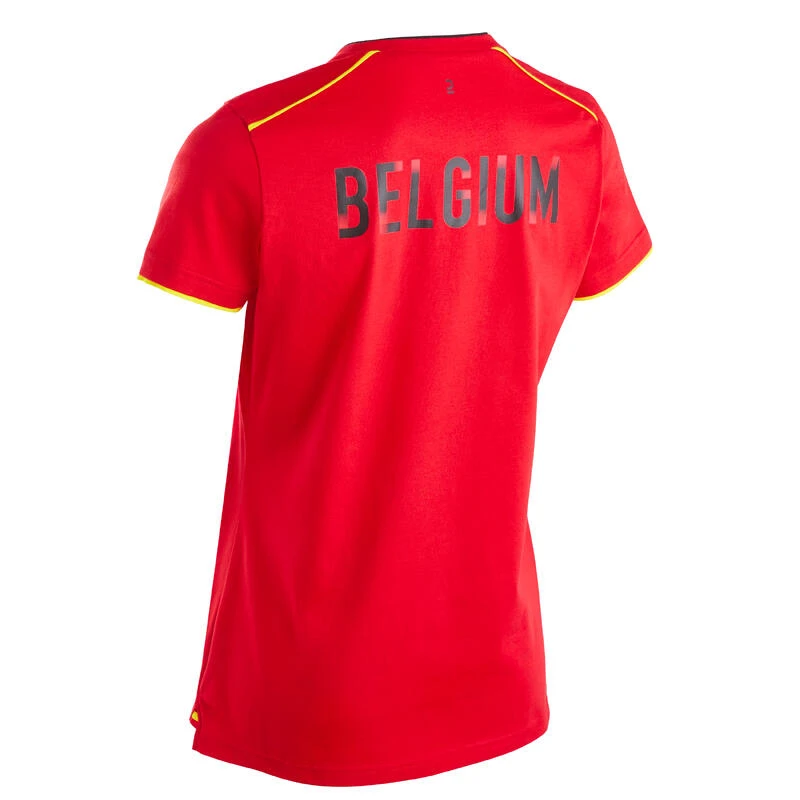 Kipsta Voetbalshirt België FF100 Dames WK 2022 4 Kipsta Voetbalshirt België FF100 Dames WK 2022 - Afbeelding 2