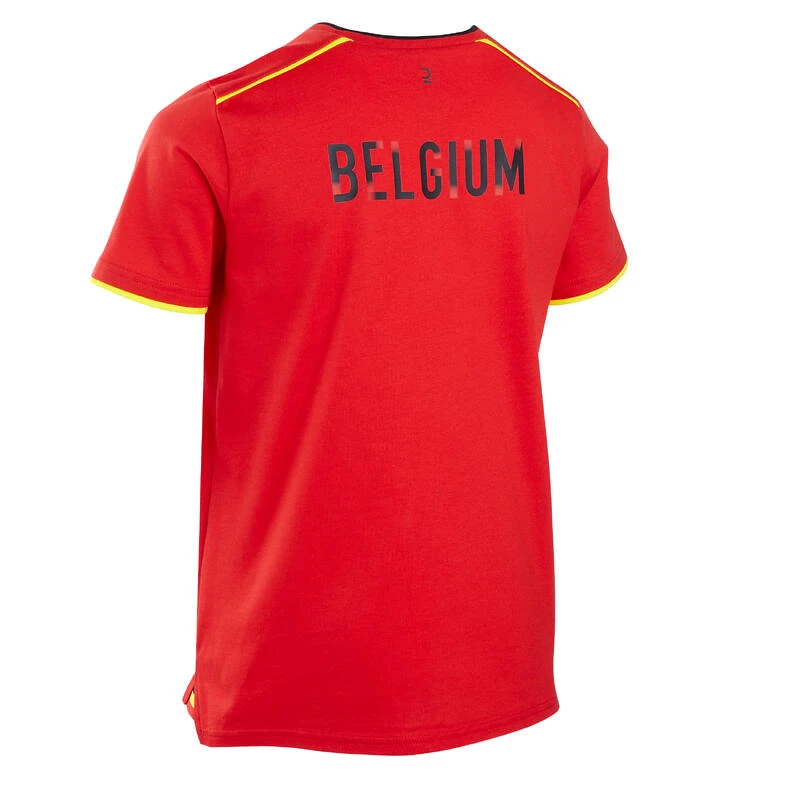 Kipsta Voetbalshirt België FF100 Kind WK 2022 4 Kipsta Voetbalshirt België FF100 Kind WK 2022 - Afbeelding 2