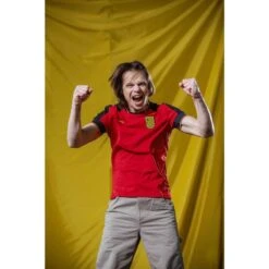 Kipsta Voetbalshirt België FF100 Kinderen 2024 -Voetbal Sport Mode voetbalshirt belgie ff100 kinderen 2024 4