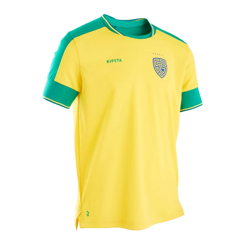 Kipsta Voetbalshirt Brazilië FF500 Kind WK 2022 3 Kipsta Voetbalshirt Brazilië FF500 Kind WK 2022