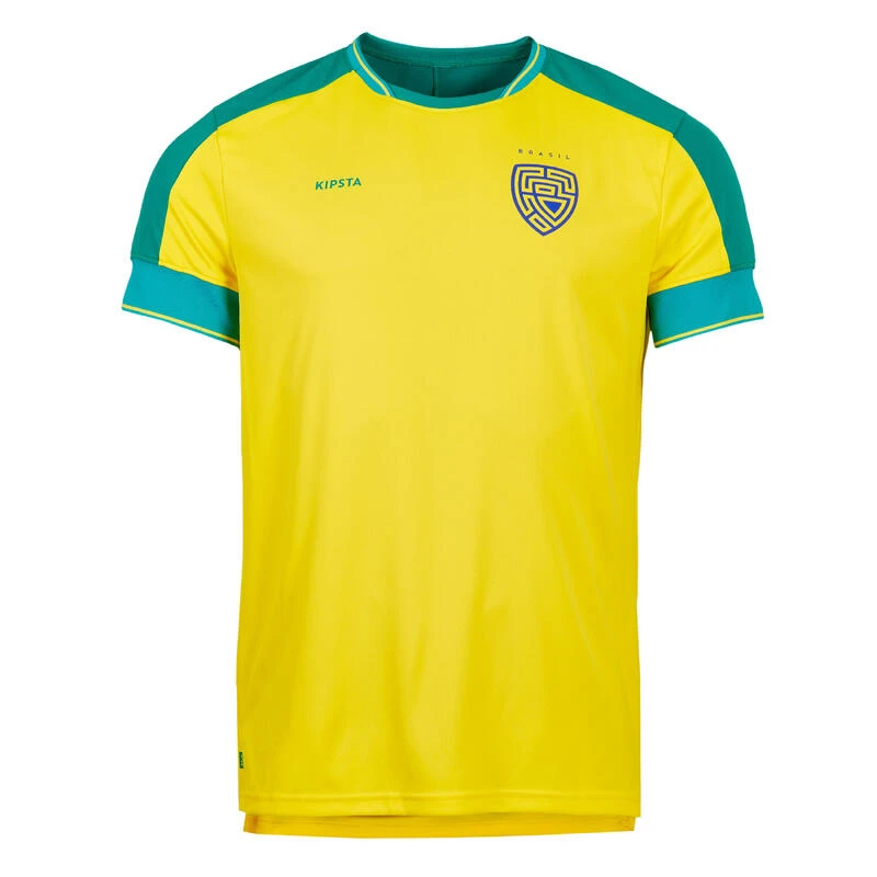 Kipsta Voetbalshirt Brazilië FF500 WK 2022 7 Kipsta Voetbalshirt Brazilië FF500 WK 2022 - Afbeelding 5