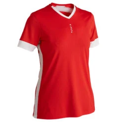 Kipsta Voetbalshirt Dames F500 Rood/wit