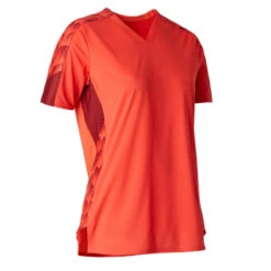 Kipsta Voetbalshirt Dames F900 Rood 9 Kipsta Voetbalshirt Dames F900 Rood -Voetbal Sport Mode voetbalshirt dames f900 rood 2
