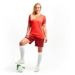 Kipsta Voetbalshirt Dames F900 Rood 10 Kipsta Voetbalshirt Dames F900 Rood -Voetbal Sport Mode voetbalshirt dames f900 rood 3