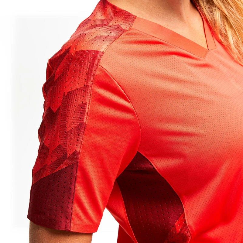 Kipsta Voetbalshirt Dames F900 Rood 7 Kipsta Voetbalshirt Dames F900 Rood - Afbeelding 5