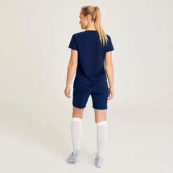 Kipsta Voetbalshirt Dames Viralto+ Marineblauw -Voetbal Sport Mode voetbalshirt dames viralto marineblauw 3