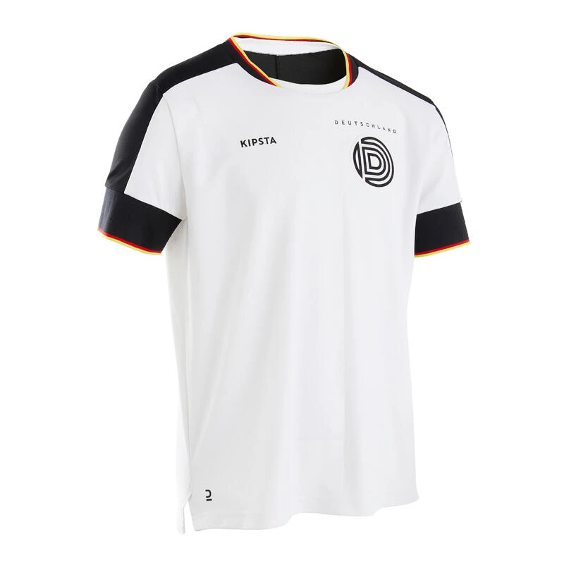 Kipsta Voetbalshirt Duitsland Kind FF500 WK 2022 3 Kipsta Voetbalshirt Duitsland Kind FF500 WK 2022