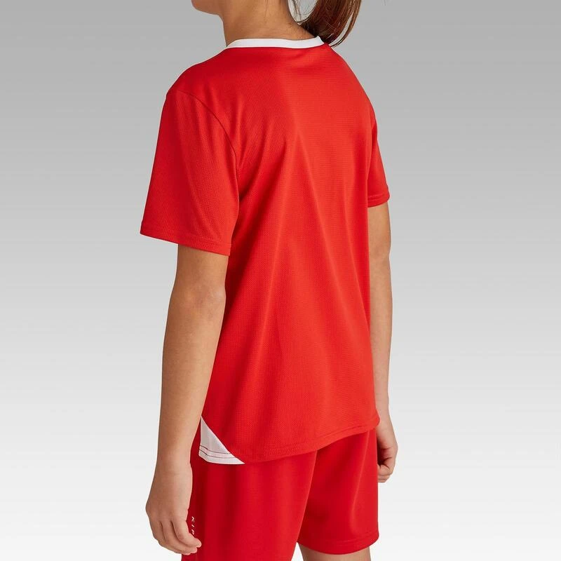 Kipsta Voetbalshirt Kind F100 Rood 7 Kipsta Voetbalshirt Kind F100 Rood - Afbeelding 5