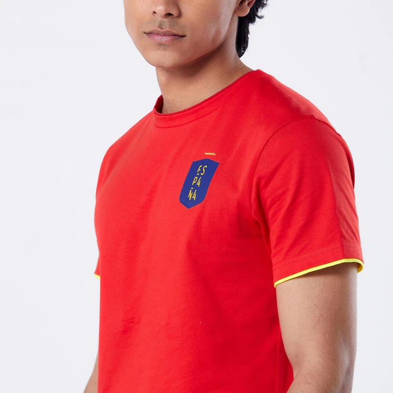 Kipsta Voetbalshirt Spanje Heren FF100 WK 2022 5 Kipsta Voetbalshirt Spanje Heren FF100 WK 2022 - Afbeelding 3