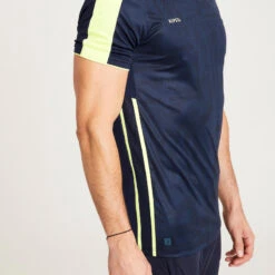 Kipsta Voetbalshirt Traxium Donkerblauw/geel -Voetbal Sport Mode voetbalshirt traxium donkerblauwgeel 4