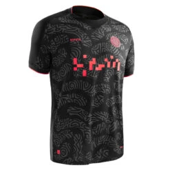 Kipsta Voetbalshirt Viralto II Zwart/grijs/roze -Voetbal Sport Mode voetbalshirt viralto ii zwartgrijsroze 3