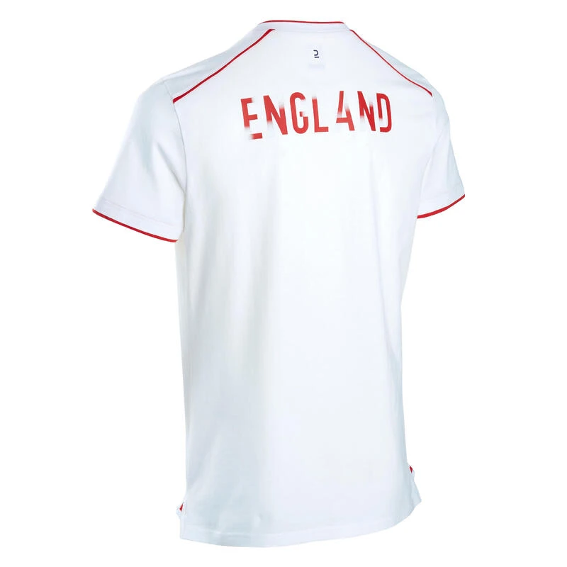 Kipsta VOETBALSHIRT VOOR VOLWASSENEN ENGELAND FF100 2022 4 Kipsta VOETBALSHIRT VOOR VOLWASSENEN ENGELAND FF100 2022 - Afbeelding 2
