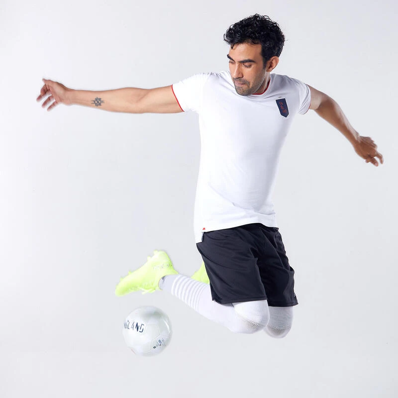 Kipsta VOETBALSHIRT VOOR VOLWASSENEN ENGELAND FF100 2024 14 Kipsta VOETBALSHIRT VOOR VOLWASSENEN ENGELAND FF100 2024 - Afbeelding 12