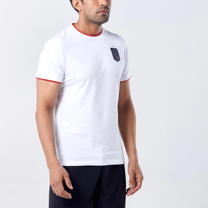 Kipsta VOETBALSHIRT VOOR VOLWASSENEN ENGELAND FF100 2024 8 Kipsta VOETBALSHIRT VOOR VOLWASSENEN ENGELAND FF100 2024 - Afbeelding 6