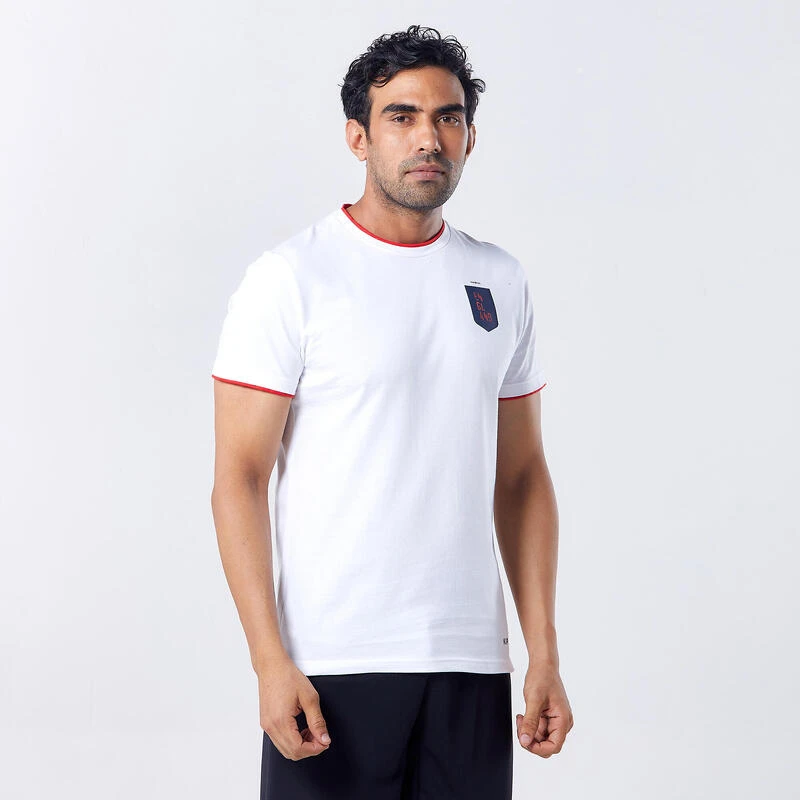 Kipsta VOETBALSHIRT VOOR VOLWASSENEN ENGELAND FF100 2024 10 Kipsta VOETBALSHIRT VOOR VOLWASSENEN ENGELAND FF100 2024 - Afbeelding 8