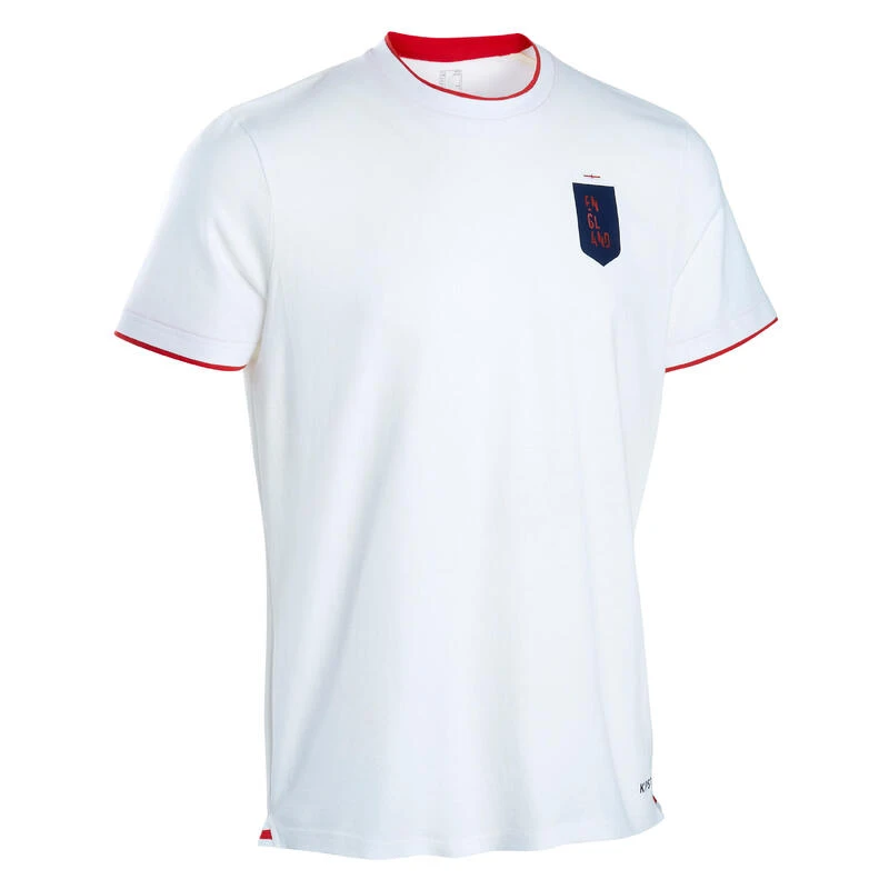 Kipsta VOETBALSHIRT VOOR VOLWASSENEN ENGELAND FF100 2024 3 Kipsta VOETBALSHIRT VOOR VOLWASSENEN ENGELAND FF100 2024