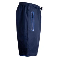 Kipsta Voetbalshort Met Ritszakken VW F500Z -Voetbal Sport Mode voetbalshort met ritszakken voor volwassenen viralto zip marineblauw 2