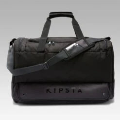 Kipsta Voetbaltas Hardcase 75 Liter Zwart
