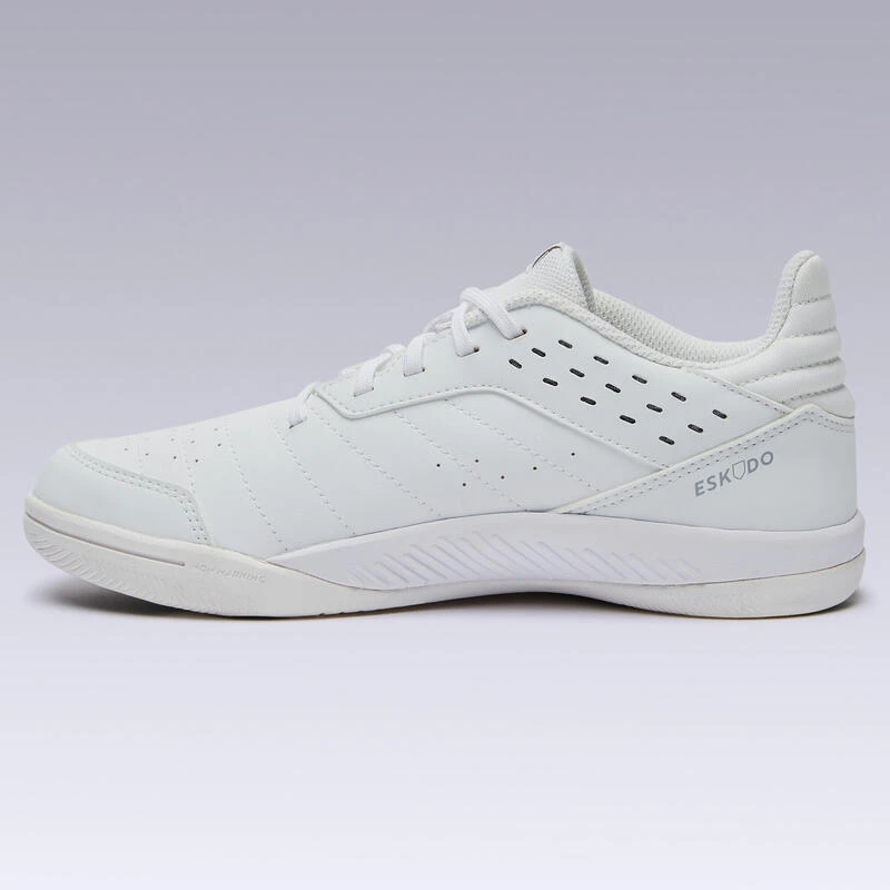 Kipsta Zaalvoetbalschoenen Kind Eskudo 500 Wit 5 Kipsta Zaalvoetbalschoenen Kind Eskudo 500 Wit - Afbeelding 3
