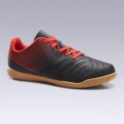 Kipsta Zaalvoetbalschoenen Voor Kinderen 100 21 Kipsta Zaalvoetbalschoenen Voor Kinderen 100 -Voetbal Sport Mode zaalvoetbalschoenen voor kinderen 100 zwart rood 9