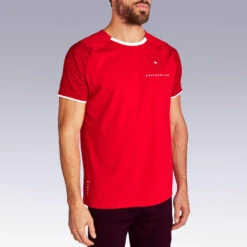 Kipsta Zwitserland Voetbalshirt FF100 Heren Supportershirt EK 2020 Rood -Voetbal Sport Mode zwitserland voetbalshirt ff100 heren supportershirt ek 2020 rood 1