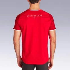 Kipsta Zwitserland Voetbalshirt FF100 Heren Supportershirt EK 2020 Rood -Voetbal Sport Mode zwitserland voetbalshirt ff100 heren supportershirt ek 2020 rood 4